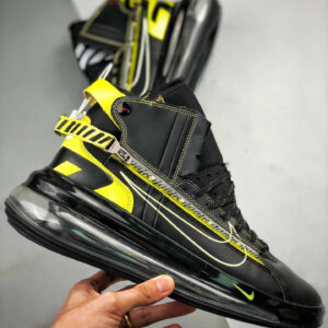 Nike Air Max 720 Saturn Black Dynamic Yellow-University Red For Sale