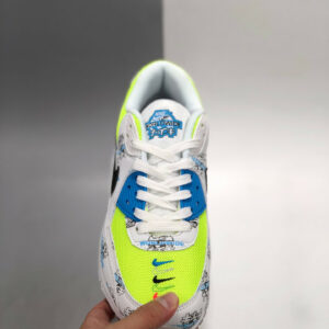 Nike Air Max 90 Worldwide White White-Volt-Blue Fury