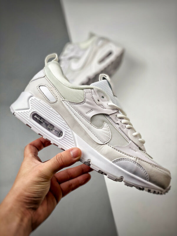 Nike Air Max 90 Futura Triple White DM9922-101 For Sale