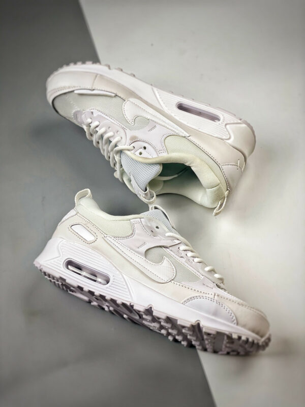 Nike Air Max 90 Futura Triple White DM9922-101 For Sale