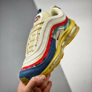 Nike Air Max 97 Coconut Milk Track Red-Fossil DV1486-162 For Sale