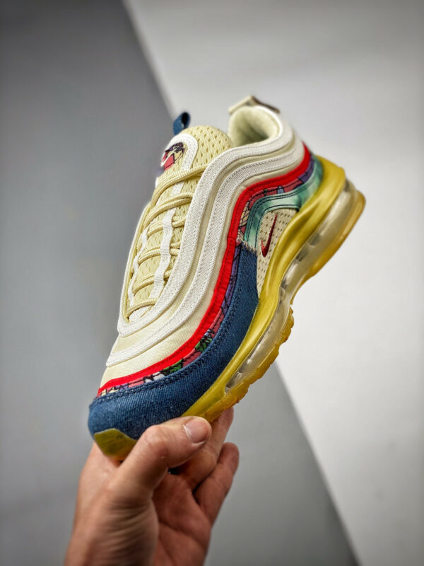 Nike Air Max 97 Coconut Milk Track Red-Fossil DV1486-162 For Sale