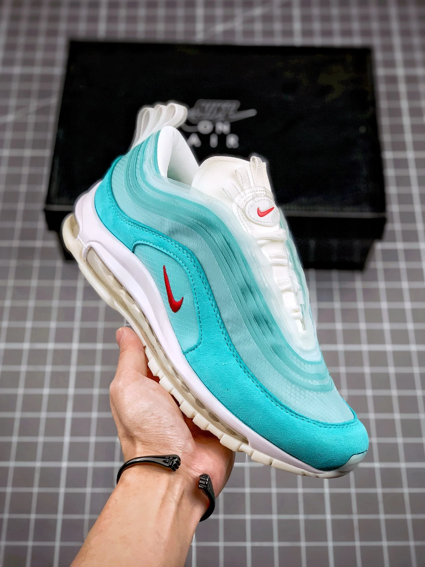 Nike Air Max 97 Shanghai Kaleidoscope Ice Blue Red-White