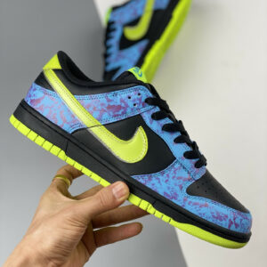 Nike Dunk Low Acid Wash Multi-ColorVolt-Black-Blue DV1694-900 For Sale