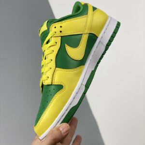 Nike Dunk Low Reverse Brazil Apple Green Yellow Strike-White For Sale