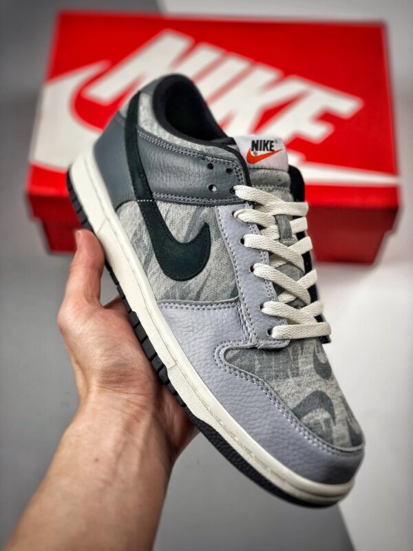 Nike Dunk Low Copy Paste Grey Black-White DQ5015-063 For Sale