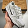 Nike Dunk Low Glitch Swoosh White Grey DV3033-001 For Sale