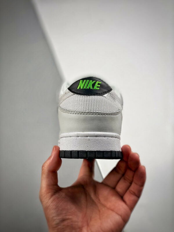 Nike Dunk Low Glitch Swoosh White Grey DV3033-001 For Sale