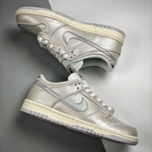 Nike Dunk Low Metallic Silver Sail-White DX3197-095 For Sale