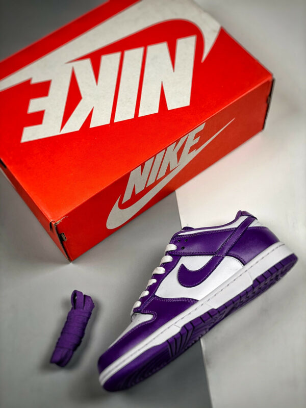 Nike Dunk Low White Court Purple For Sale