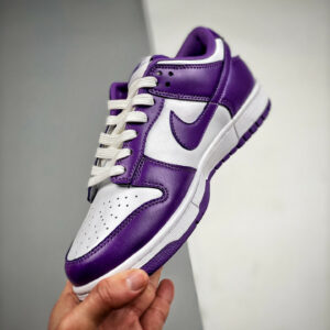 Nike Dunk Low White Court Purple For Sale