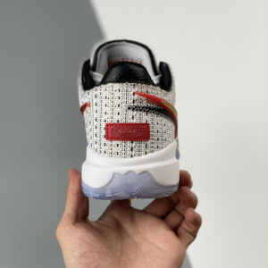 Nike LeBron 20 The Debut White Metallic Gold-Black-University Red For Sale