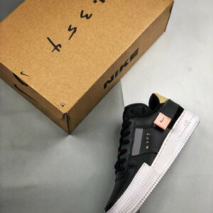 Nike N.354 Air Force 1 Type Black Pink CI0054-001 For Sale