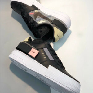 Nike N.354 Air Force 1 Type Black Pink CI0054-001 For Sale