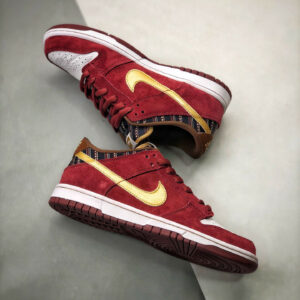 Nike SB Dunk Low Anchorman Team Red Metallic Gold For Sale