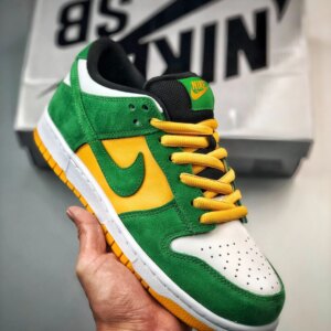 Nike SB Dunk Low Buck White Classic Green Del Sol 304292-132 For Sale