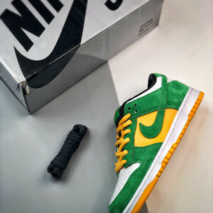 Nike SB Dunk Low Buck White Classic Green Del Sol 304292-132 For Sale