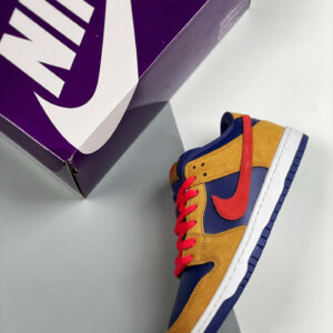 Nike SB Dunk Low Pelle Hat Wheat Light Fusion Red-Dark Purple For Sale