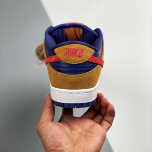 Nike SB Dunk Low Pelle Hat Wheat Light Fusion Red-Dark Purple For Sale