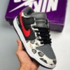 Nike SB Dunk Low Camo Black Grey Red White For Sale