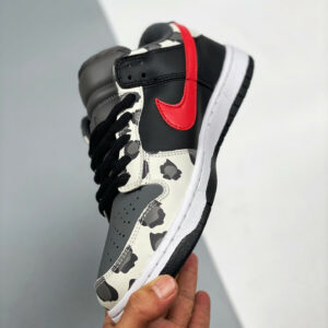 Nike SB Dunk Low Camo Black Grey Red White For Sale