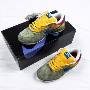 Nike SB Dunk Low Puff N Stuff Oil GreenInternational Blue