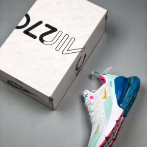 Nike WMNS Air Max 270 White Laser Fuchsia-Teal Tint-Blue Fury For Sale