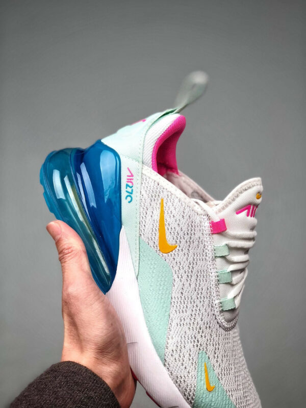 Nike WMNS Air Max 270 White Laser Fuchsia-Teal Tint-Blue Fury For Sale