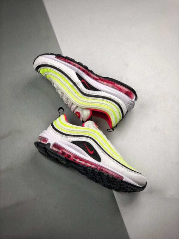 Nike WMNS Air Max 97 White Rush Pink-Black-Volt For Sale