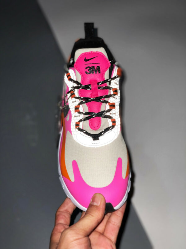 Nike Wmns Air Max 270 React Pink Orange Silver CT1834-100 For Sale