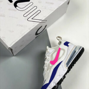 Nike Wmns Air Max 270 React White Navy Pink For Sale