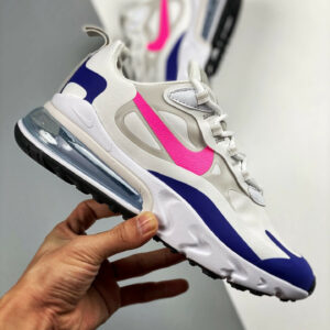 Nike Wmns Air Max 270 React White Navy Pink For Sale