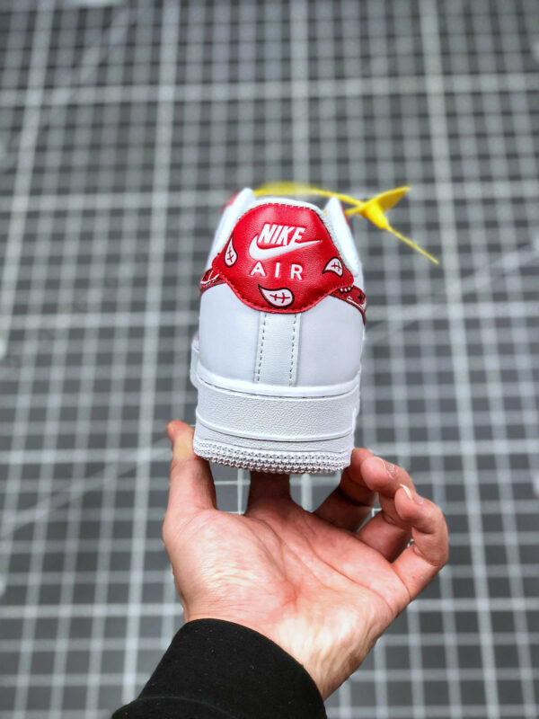 PEACEMINUSONE x Nike Air Force 1 Custom White Red For Sale