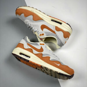 Patta x Nike Air Max 1 Metallic Silver Monarch-Pure Platinum For Sale