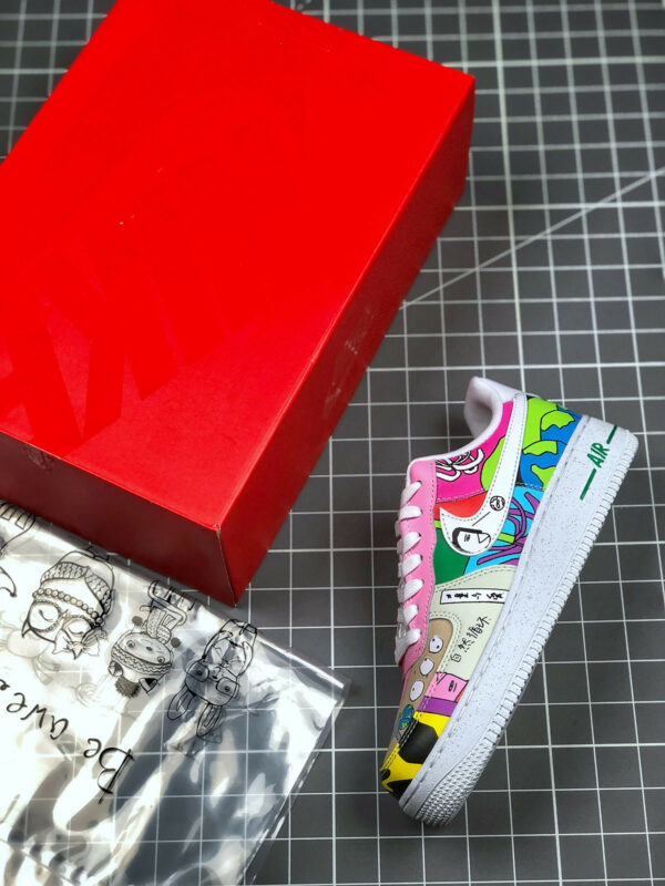 Ruohan Wang x Nike Air Force 1 Low White Multi-Color For Sale