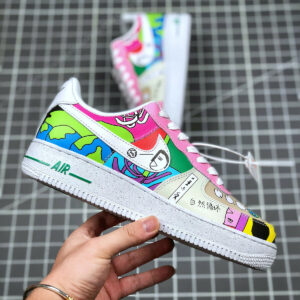 Ruohan Wang x Nike Air Force 1 Low White Multi-Color For Sale