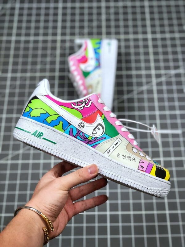 Ruohan Wang x Nike Air Force 1 Low White Multi-Color For Sale