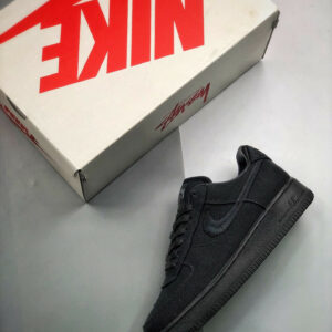 Stussy x Nike Air Force 1 Black CZ9084-001 For Sale