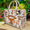 Texas Longhorns Women Leather Hand Bag