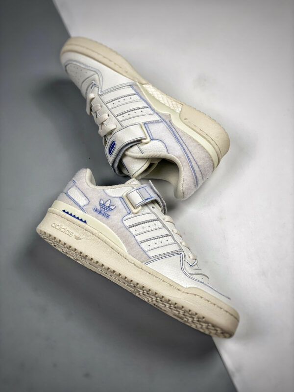 Adidas Forum Low Velcro White Blue Bird GX1018 For Sale