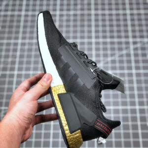 Adidas NMD R1 V2 Black Metallic Gold For Sale