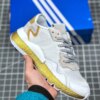 Adidas Nite Jogger White Gold Metallic For Sale