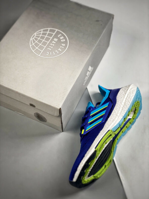 Adidas Ultra Boost 2022 Legacy Indigo Sky Rush Solar Yellow For Sale