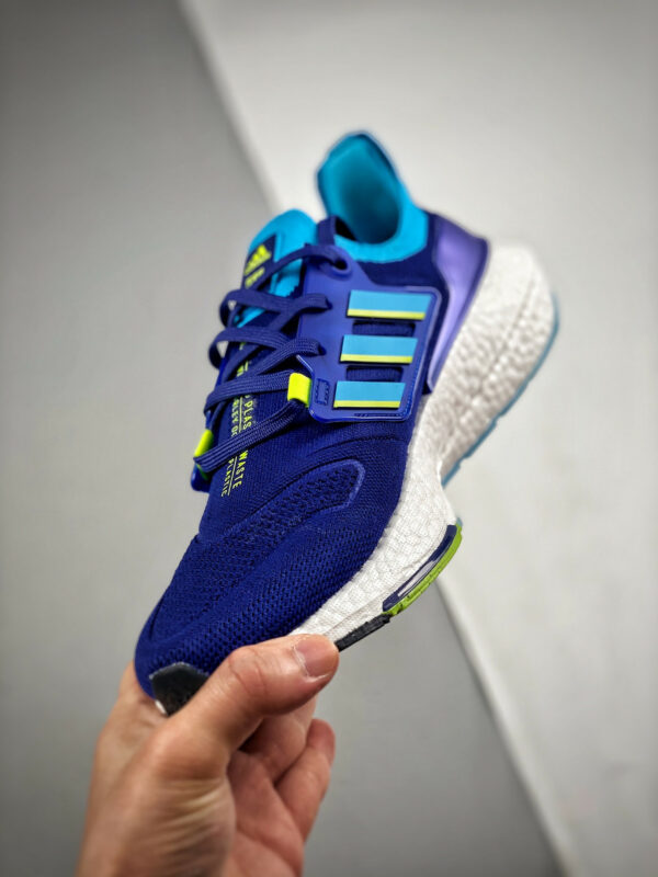 Adidas Ultra Boost 2022 Legacy Indigo Sky Rush Solar Yellow For Sale