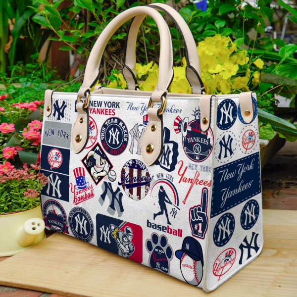 New York Yankees Women Leather Hand Bag