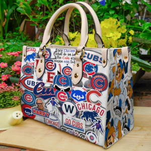 Chicago Cubs Women Leather Hand Bag