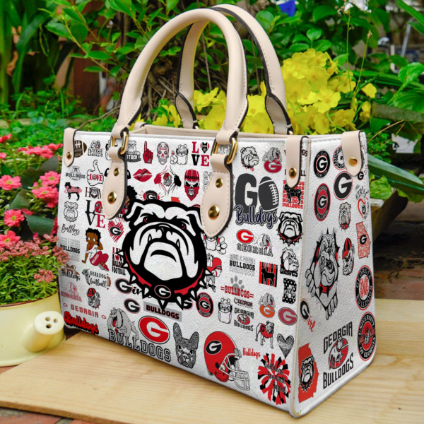 Georgia Bulldogs Women Leather Hand Bag