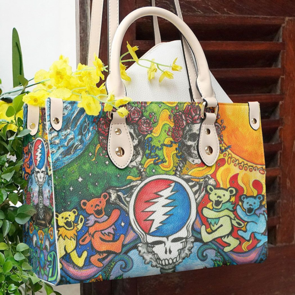 Grateful Dead lover Women Leather Hand Bag