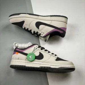 No-brainer x Nike Dunk Low AE86 Grey Black Purple For Sale