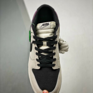 No-brainer x Nike Dunk Low AE86 Grey Black Purple For Sale